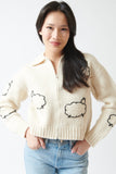 The Crop Raquette Cardigan