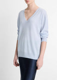 Cashmere Silk V-Neck Sweater