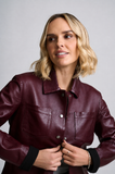 Lefei Featherweight Bonded Leather Jacket