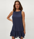 Dhaliah Double Gauze Mini Dress