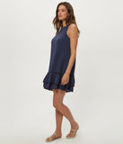Dhaliah Double Gauze Mini Dress