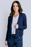 Angela Tahoe Jersey Open Rib Cardi