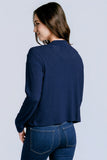 Angela Tahoe Jersey Open Rib Cardi