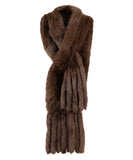 Faux Fur Oblong Stole