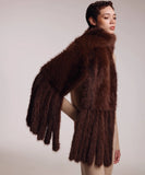 Faux Fur Oblong Stole