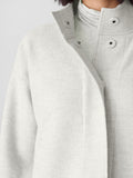 Lightweight Boiled Wool Stand Collar Jacket