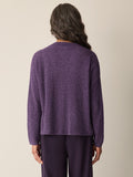 Chenille Blend V-Neck Sweater