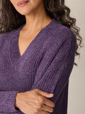 Chenille Blend V-Neck Sweater
