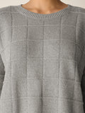 Cotton and Recycled Cashmere Crew Neck Sweater