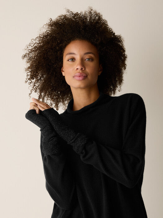 Wool Lurex Glovelette