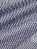Striped Organic Cotton Poplin Split Neck Top