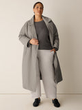 Light Cotton Nylon Padded Trench Coat