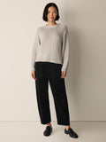 Peruvian Organic Cotton Cord Crew Neck Top