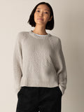Peruvian Organic Cotton Cord Crew Neck Top