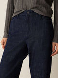 Cotton Stretch Denim Straight Jean