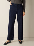 Cotton Stretch Denim Straight Jean