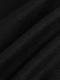 Felted Wool Jersey Straight Cuffed Pant in Regenerative Wool