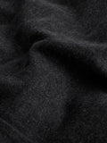 Mélange Felted Wool Jersey Full-Length Straight Trouser in Regenerative Wool (Petite Sizes)