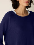 Peruvian Cotton Blend Bateau Neck Top