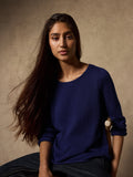 Peruvian Cotton Blend Bateau Neck Top