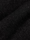 Lightweight Boiled Wool Drape Neck Coat in Regenerative Wool