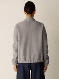 Lightweight Boiled Wool Flight Jacket in Regenerative Wool