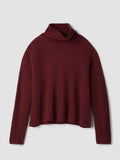 Organic Cotton Chenille Turtleneck Sweater