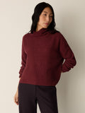 Organic Cotton Chenille Turtleneck Sweater