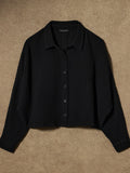 Organic Cotton Doubleweave Classic Collar Jacket