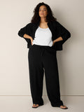 Organic Cotton Doubleweave Straight Pant