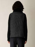 Eggshell Recycled Nylon Classic Collar Vest