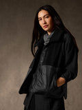 Eggshell Recycled Nylon Classic Collar Vest