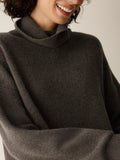 Italian Cashmere Turtleneck Top