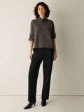 Italian Cashmere Turtleneck Top