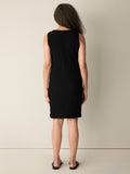 Bubble Jacquard Bateau Neck Dress
