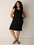 Bubble Jacquard Bateau Neck Dress