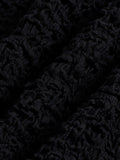 Bubble Jacquard Bateau Neck Dress