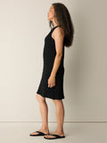 Bubble Jacquard Bateau Neck Dress