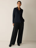 Bubble Jacquard Classic Collar Shirt