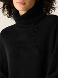 Italian Merino Turtleneck Top in Regenerative Wool