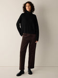 Italian Merino Turtleneck Top in Regenerative Wool