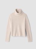 Italian Merino Turtleneck Top in Regenerative Wool