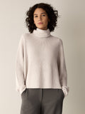 Italian Merino Turtleneck Top in Regenerative Wool