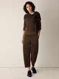 Italian Merino Crew Neck Top in Regenerative Wool