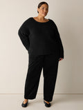 Cashmere Silk Bliss Crew Neck Sweater