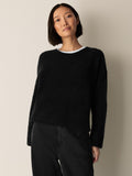 Cashmere Silk Bliss Crew Neck Sweater
