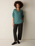 Cashmere Silk Bliss V-Neck Sweater