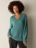 Cashmere Silk Bliss V-Neck Sweater
