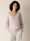 Cashmere Silk Bliss V-Neck Sweater