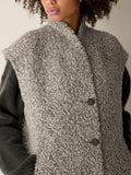 Curly Alpaca Wool Blend Vest